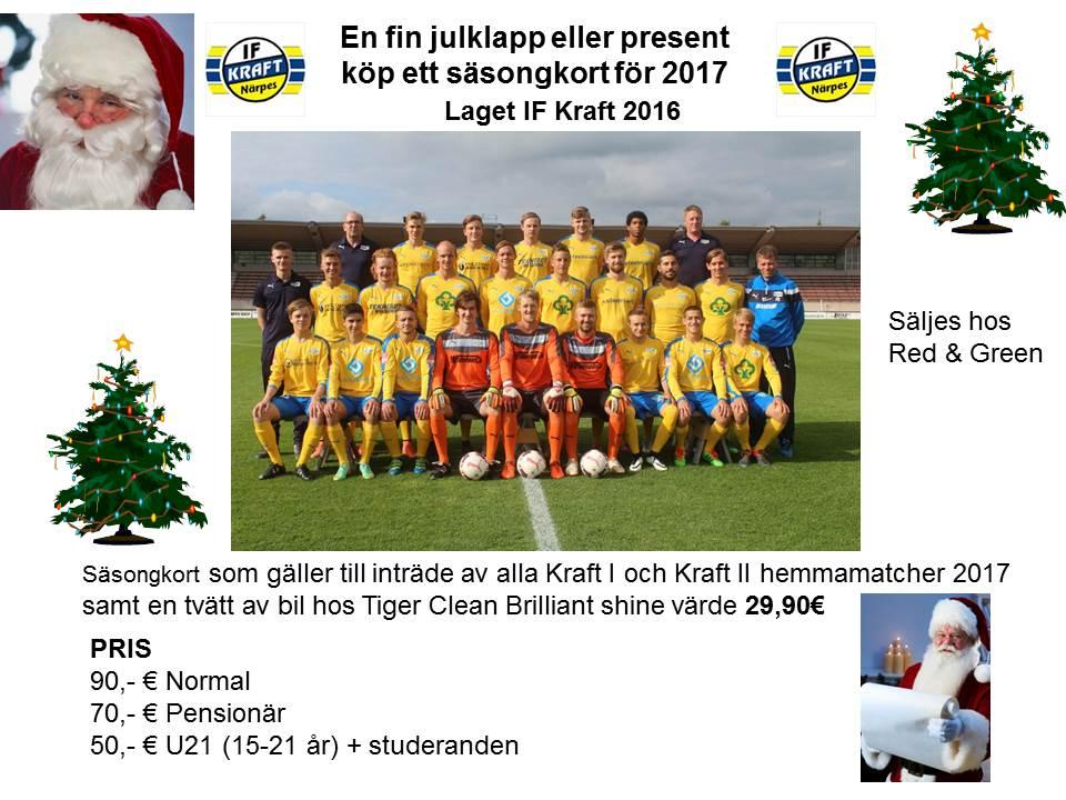 Julklappstips för den fotbollsintresserade!  Kraft FF
