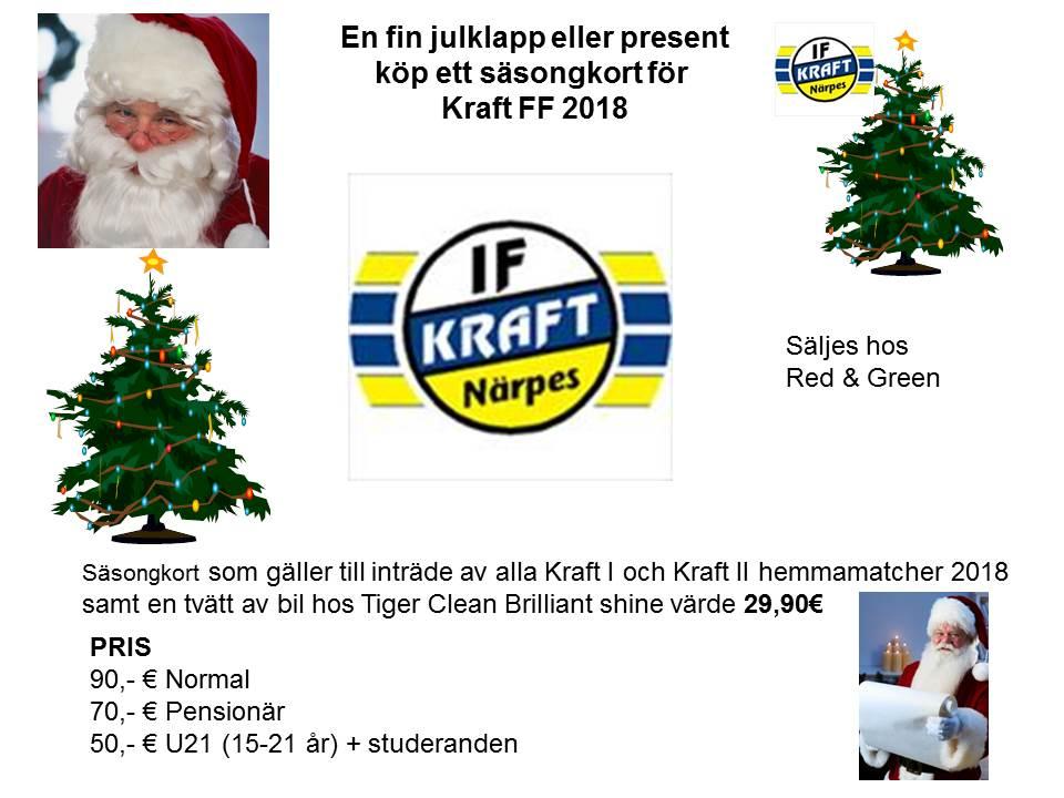Julklappstips för den fotbollsintresserade!  Kraft FF